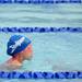 A Buhr Park Shark swimmer participates in a swimathon to raise funds for Ann Arbor Active Against ALS and Bob Schoeni at the Buhr Park Pool on Wednesday morning. Melanie Maxwell | AnnArbor.com